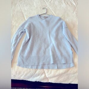 Athleta light blue sweater